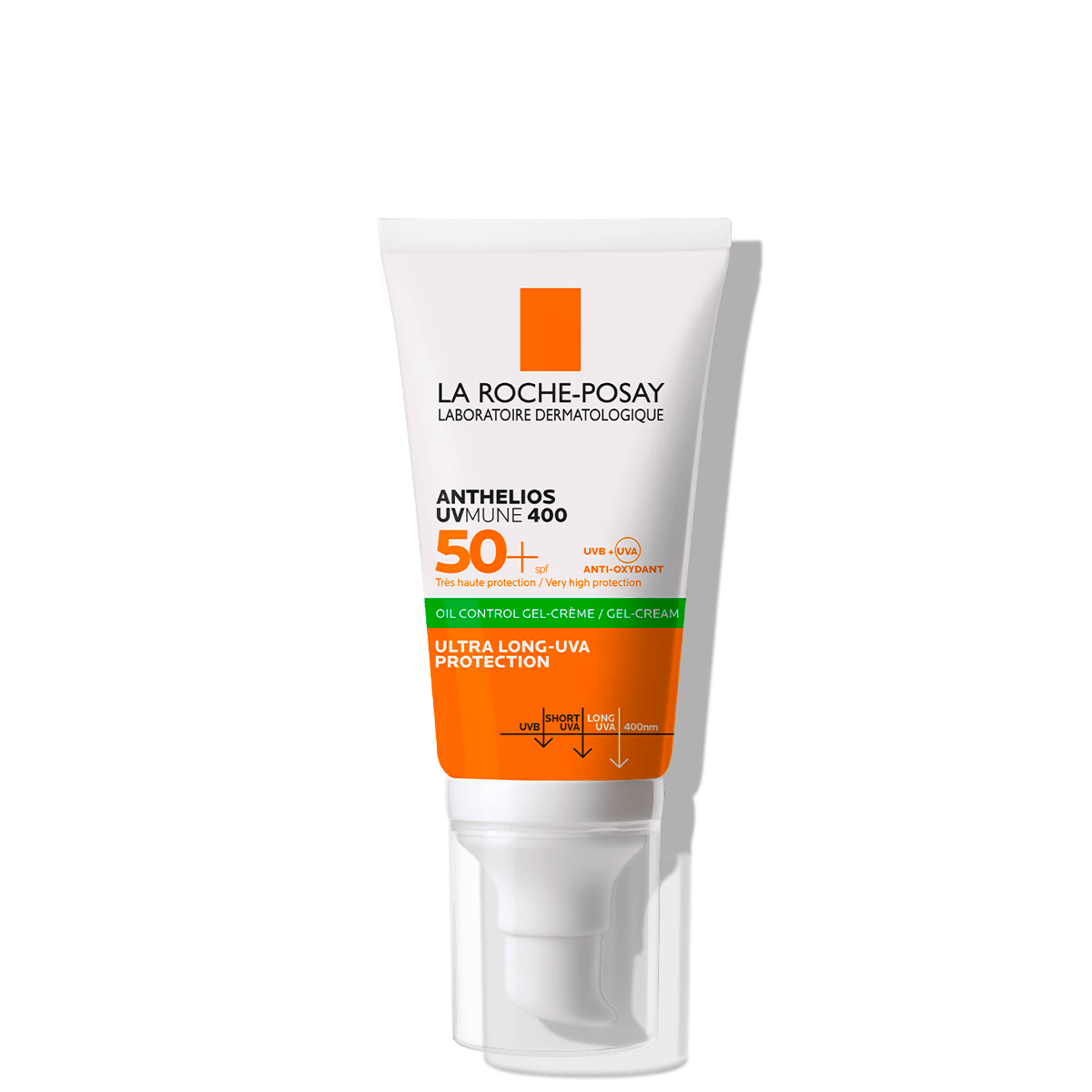 Anthelios Oil Control Gel Crema FPS50+ La Roche-Posay para pieles mixtas a grasas